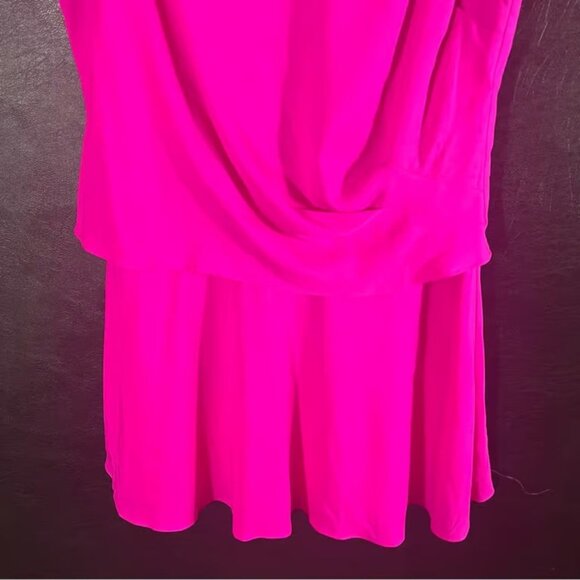 Donna Morgan Fuchsia Pink Dress Size 10P - Picture 4 of 7